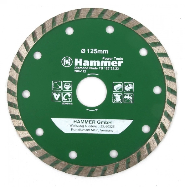 Круг алмазный DB TB 125*22мм