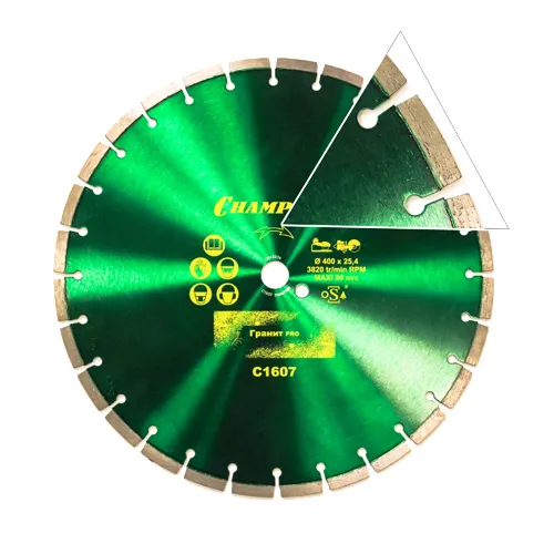 Диск алмазный CHAMPION гранит PRO 400/25,4/10 LASER GRANITE