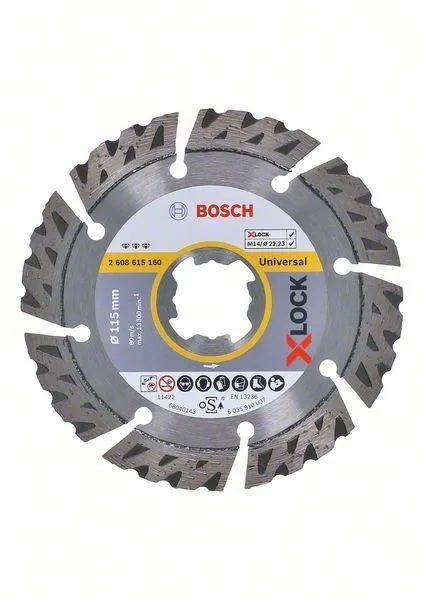 Круг алмазный BOSCH BEST FOR UNIVERSAL (2608615160) Ф115хX-LOCKмм универсальный