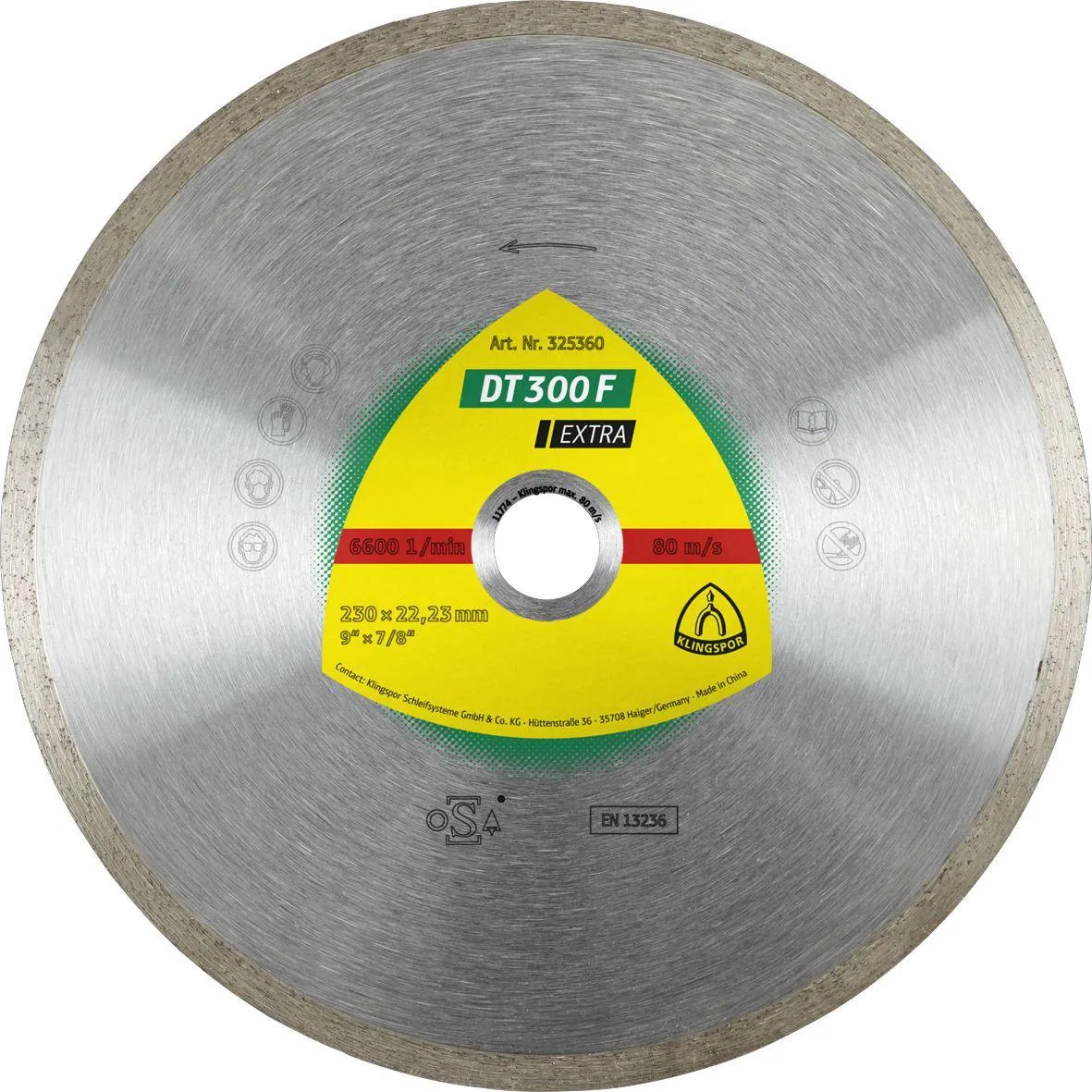 Круг алмазный DT 300 F EXTRA 125 X 1.6 X 22