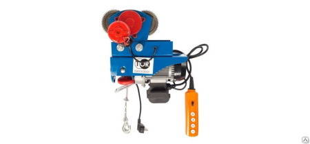 фото с тележкой таль электрическая tor pa 600/1200 кг 20/10 м (серия t)